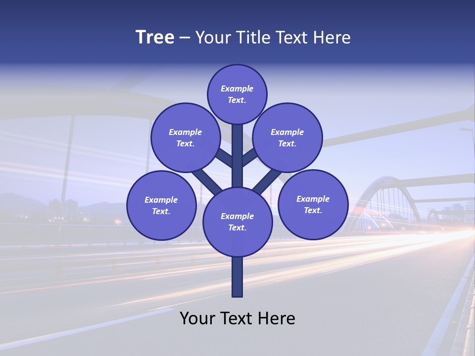 Blurry Urban Busy PowerPoint Template