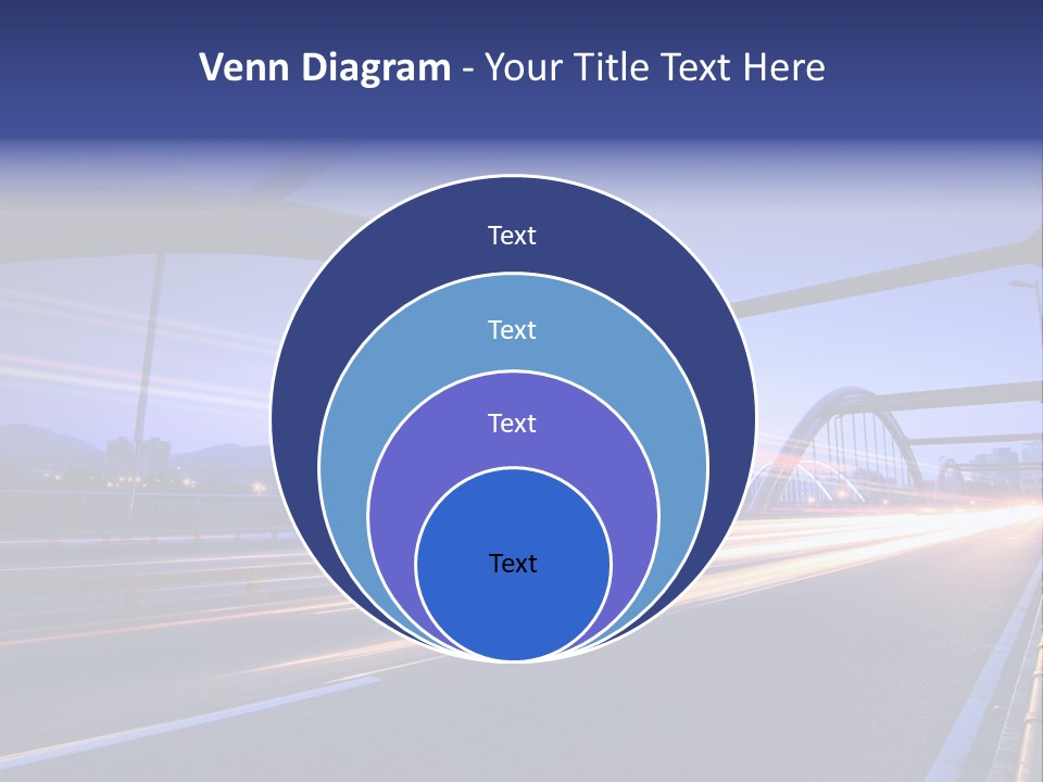 Blurry Urban Busy PowerPoint Template
