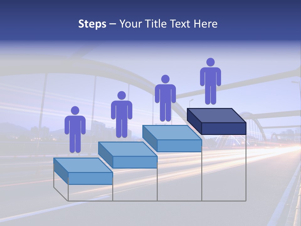 Blurry Urban Busy PowerPoint Template