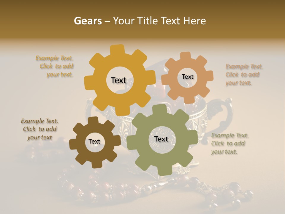 Arab Hajj Red PowerPoint Template