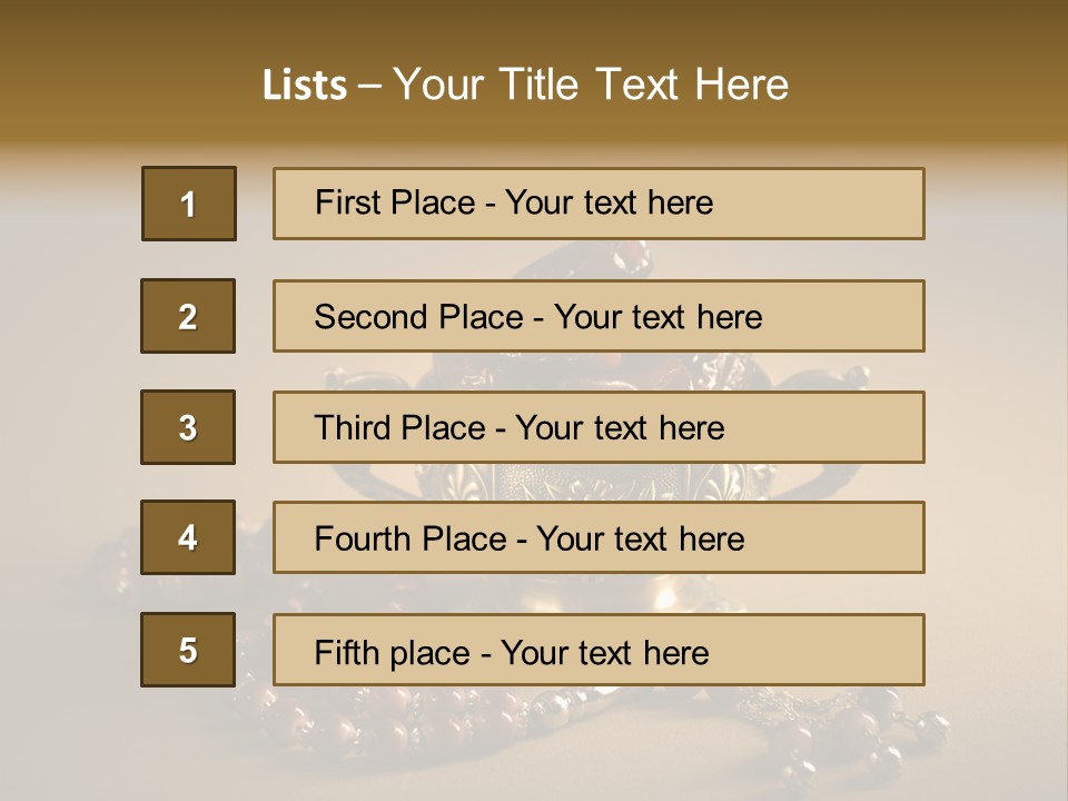 Arab Hajj Red PowerPoint Template