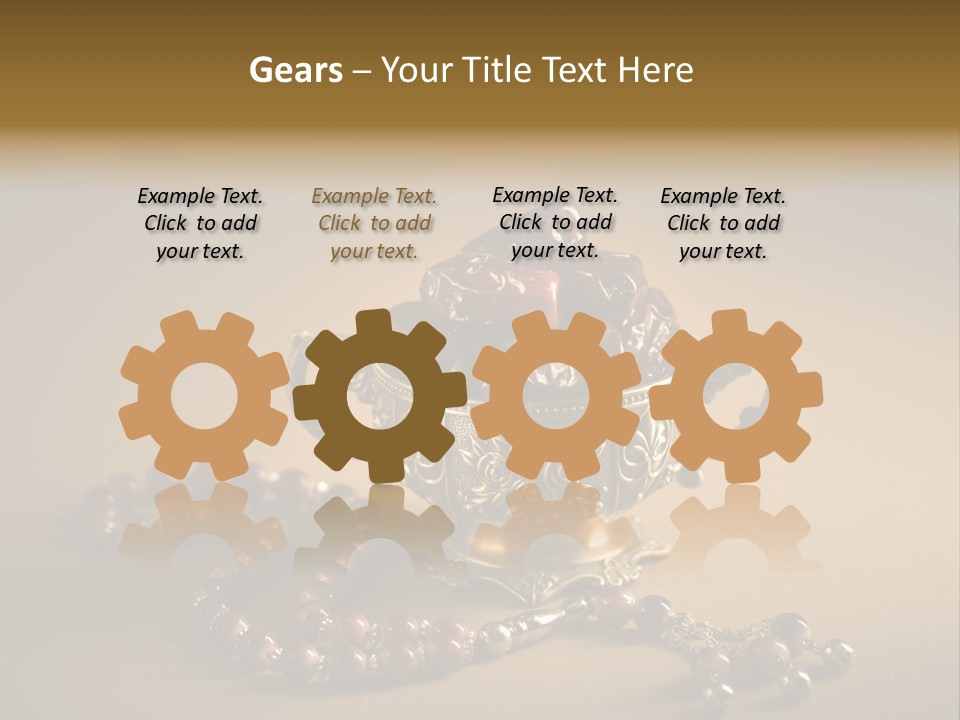 Arab Hajj Red PowerPoint Template