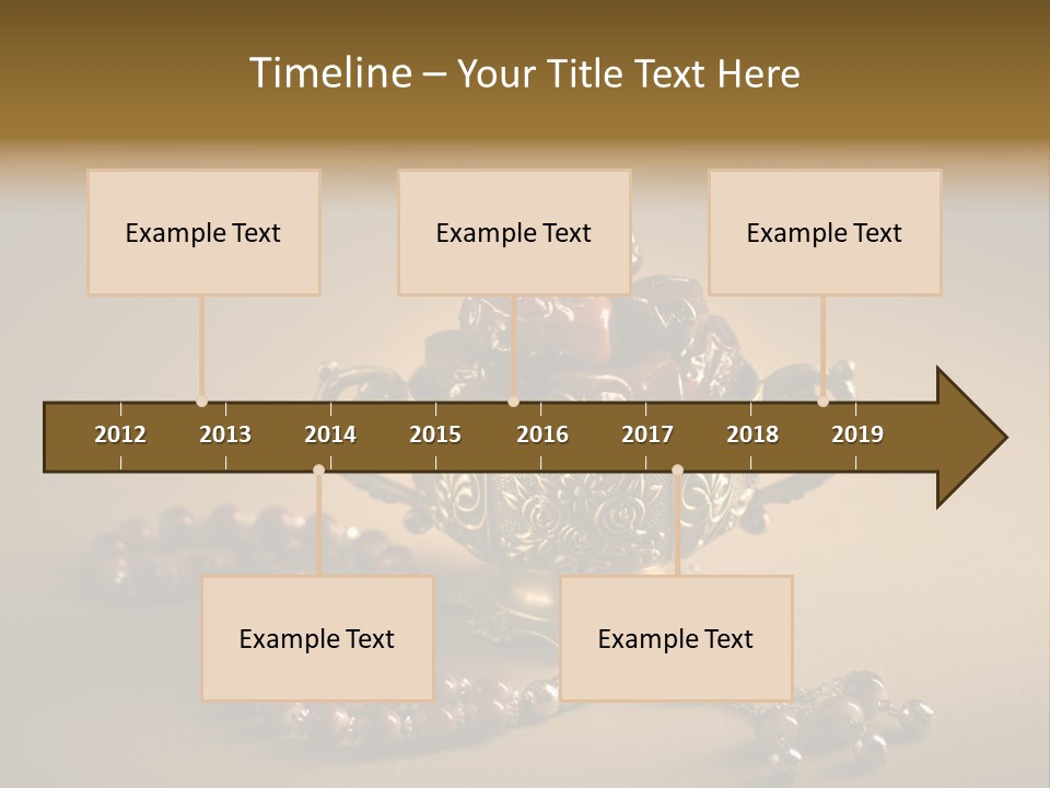 Arab Hajj Red PowerPoint Template