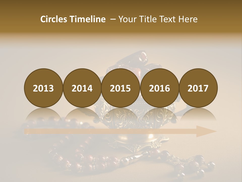 Arab Hajj Red PowerPoint Template