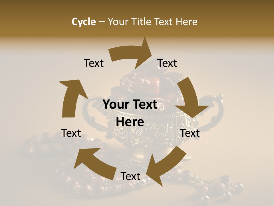 Arab Hajj Red PowerPoint Template