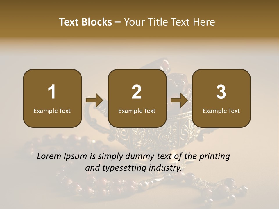 Arab Hajj Red PowerPoint Template