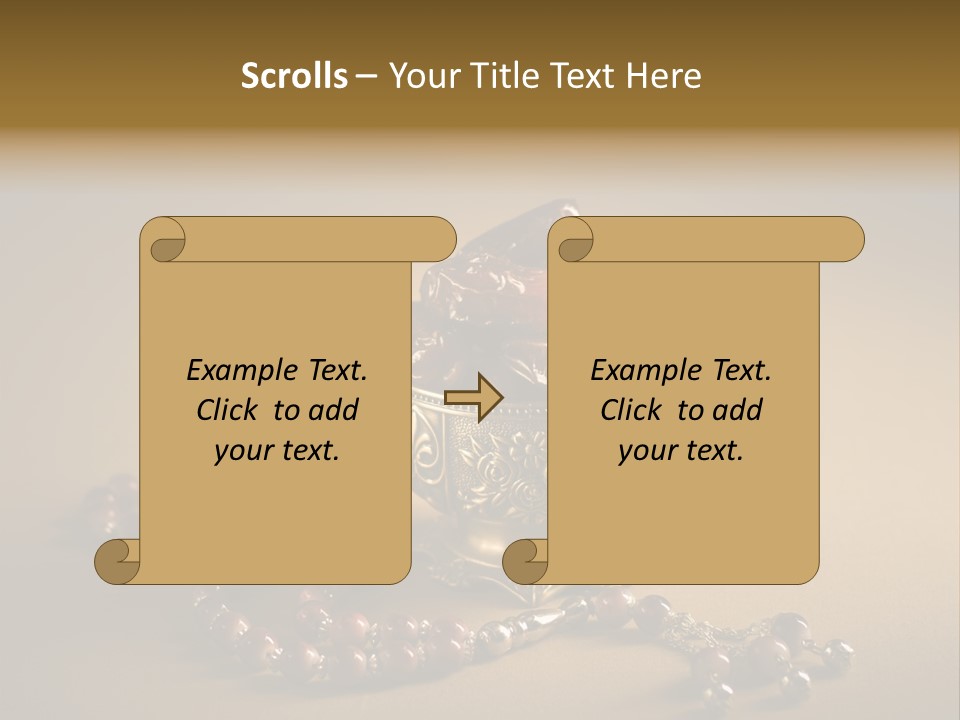 Arab Hajj Red PowerPoint Template
