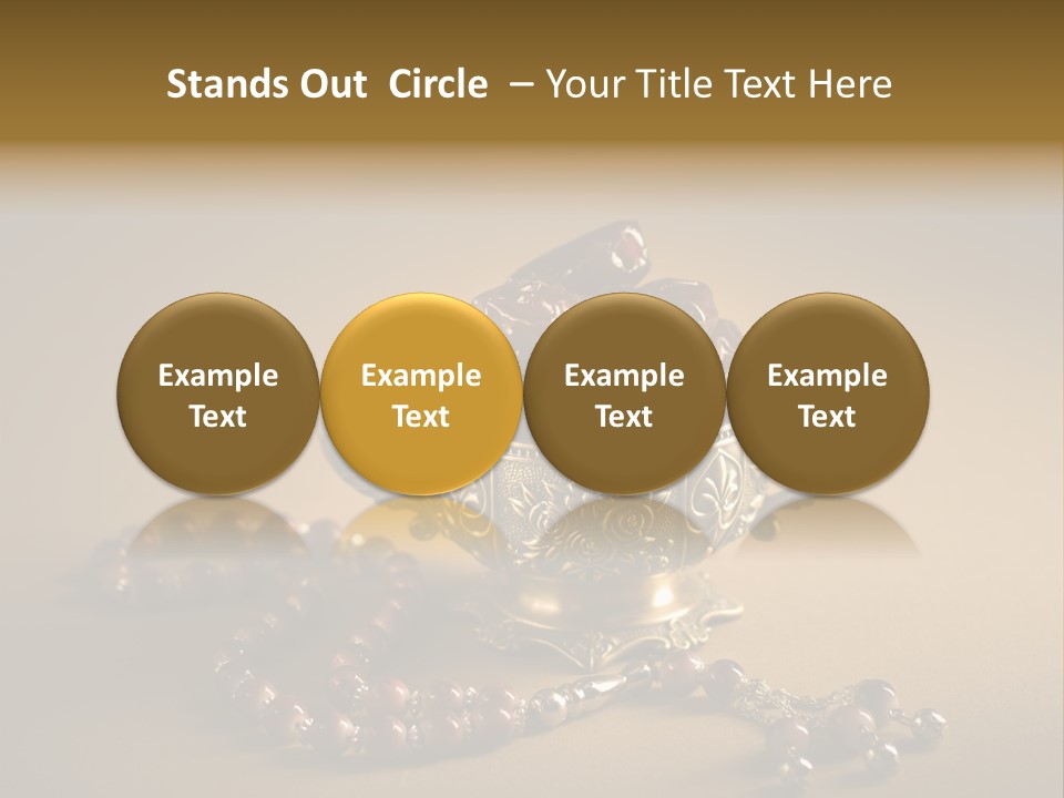 Arab Hajj Red PowerPoint Template