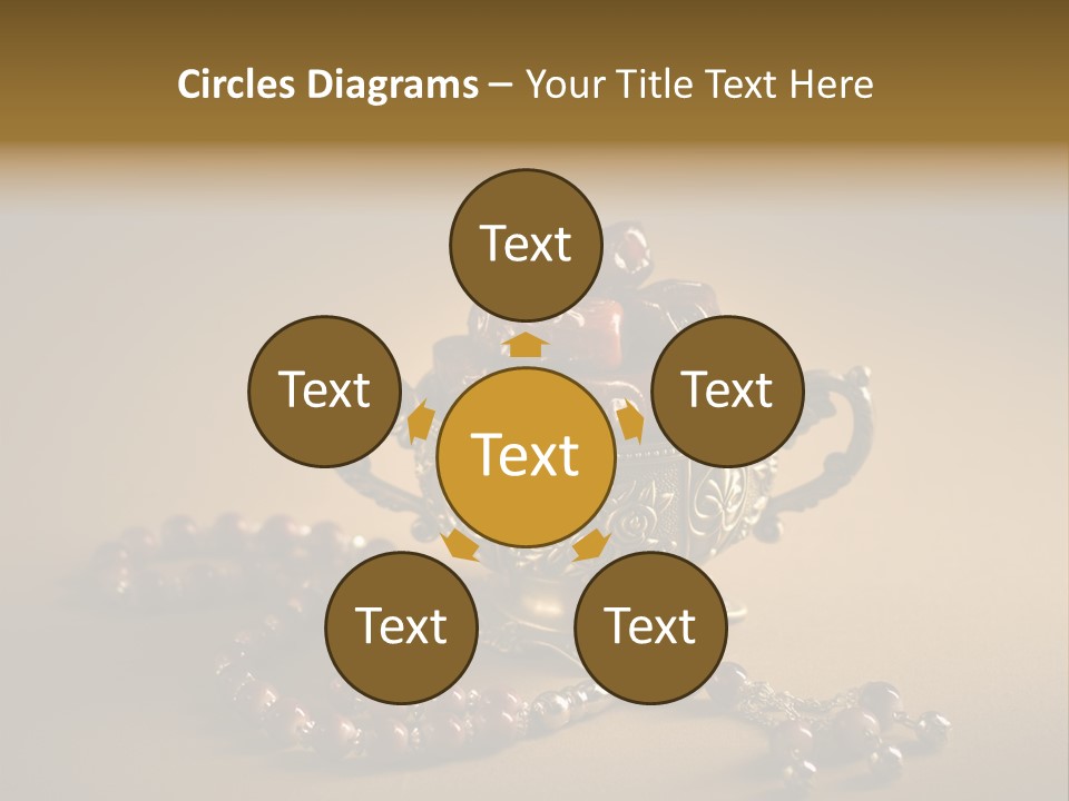 Arab Hajj Red PowerPoint Template