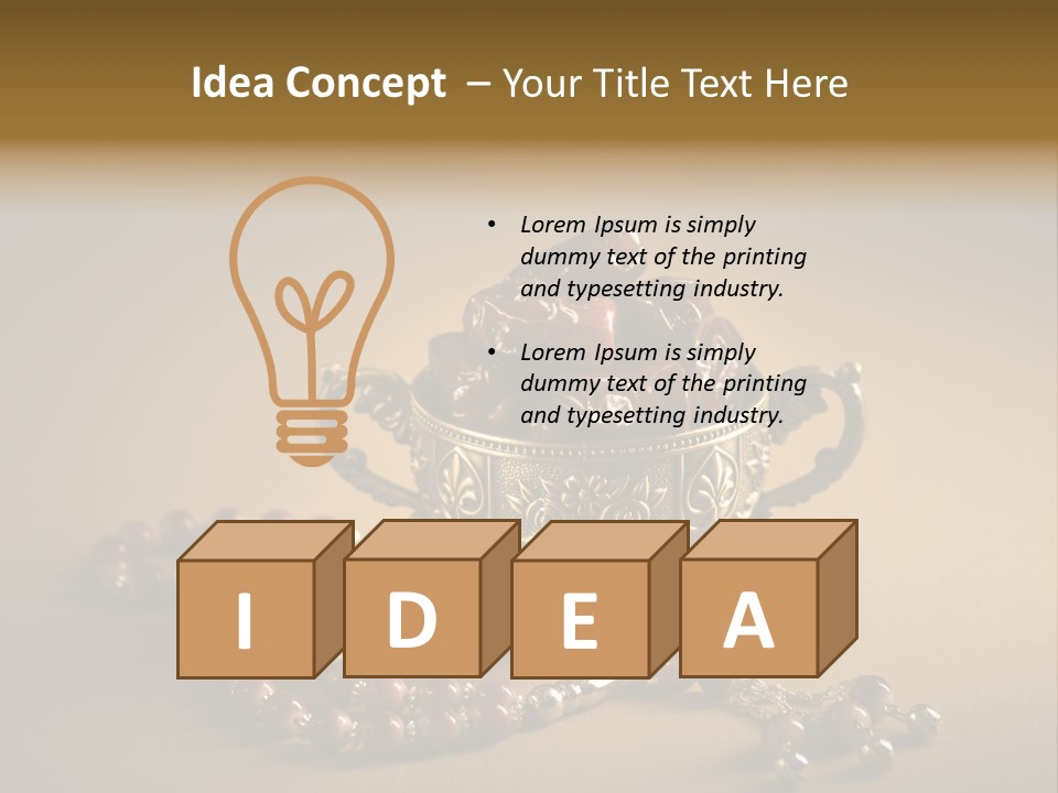 Arab Hajj Red PowerPoint Template