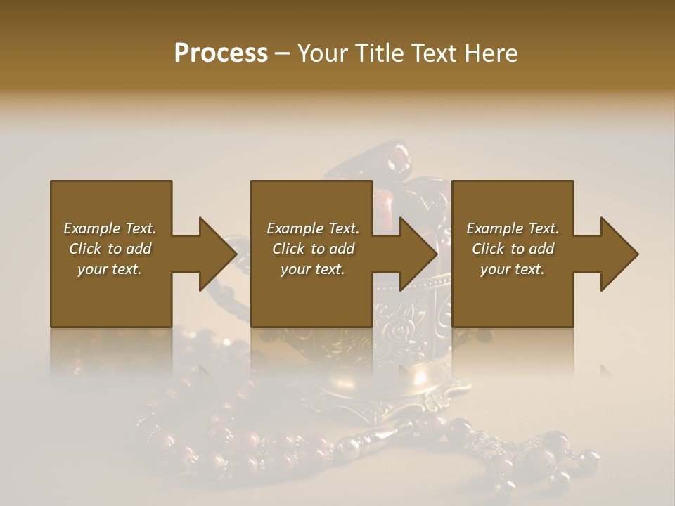 Arab Hajj Red PowerPoint Template