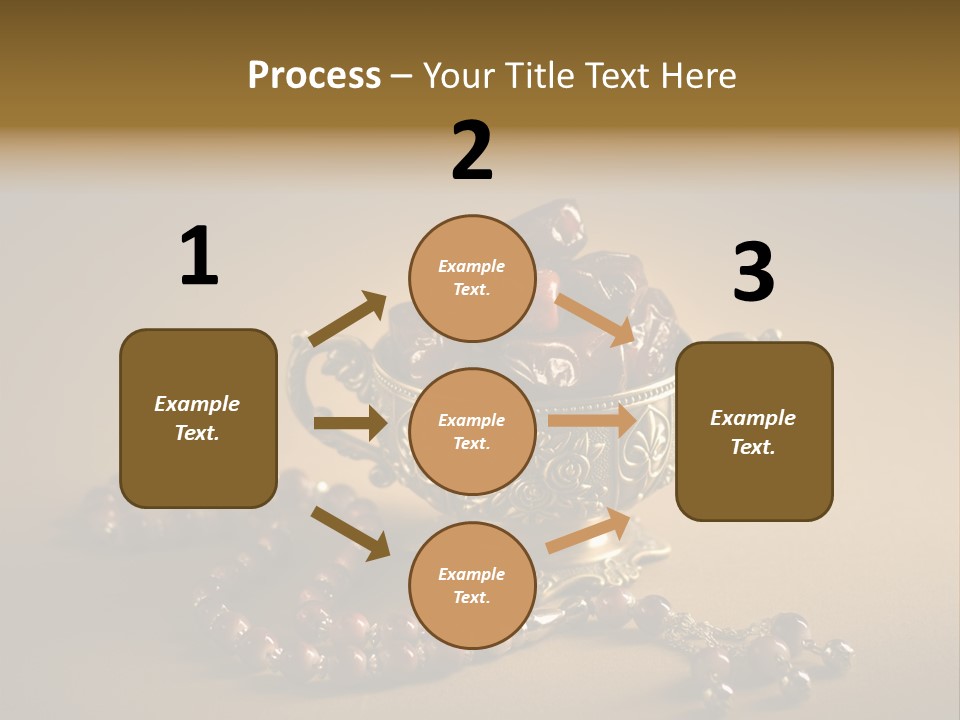 Arab Hajj Red PowerPoint Template