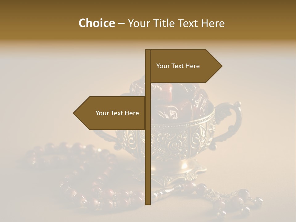 Arab Hajj Red PowerPoint Template