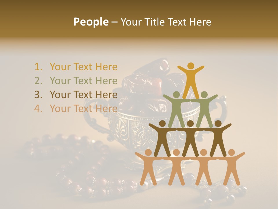 Arab Hajj Red PowerPoint Template