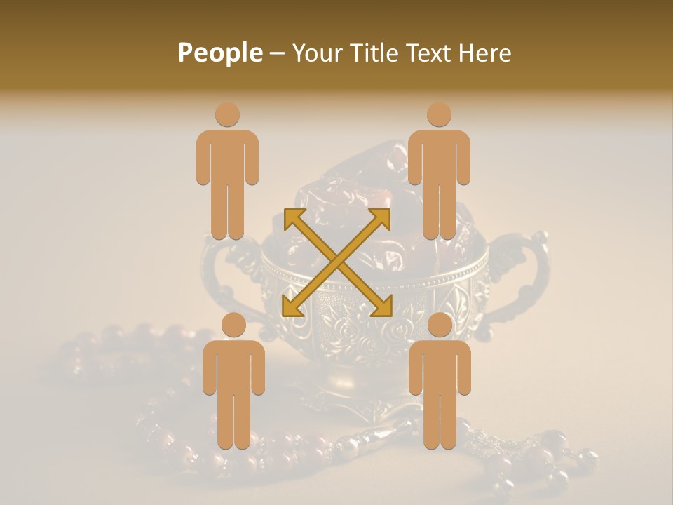 Arab Hajj Red PowerPoint Template