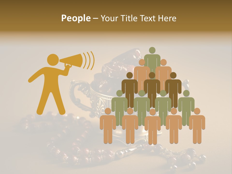 Arab Hajj Red PowerPoint Template