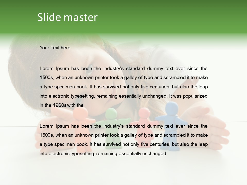 Isolated Joy Project PowerPoint Template