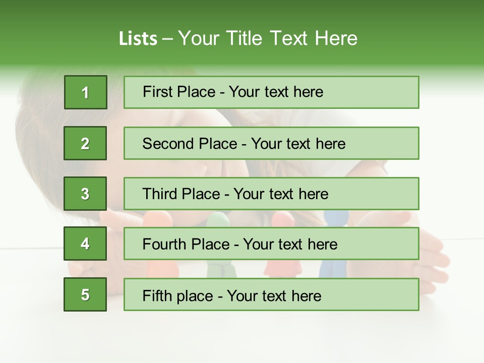 Isolated Joy Project PowerPoint Template