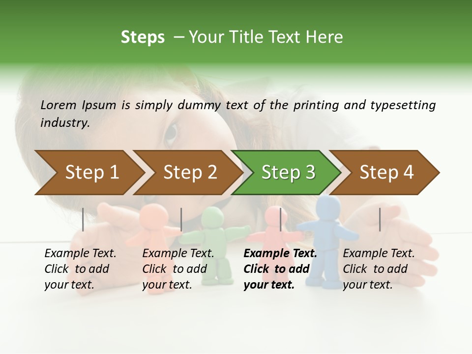 Isolated Joy Project PowerPoint Template