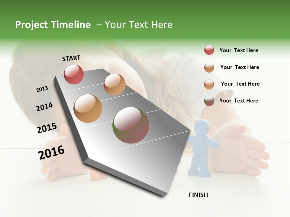Isolated Joy Project PowerPoint Template