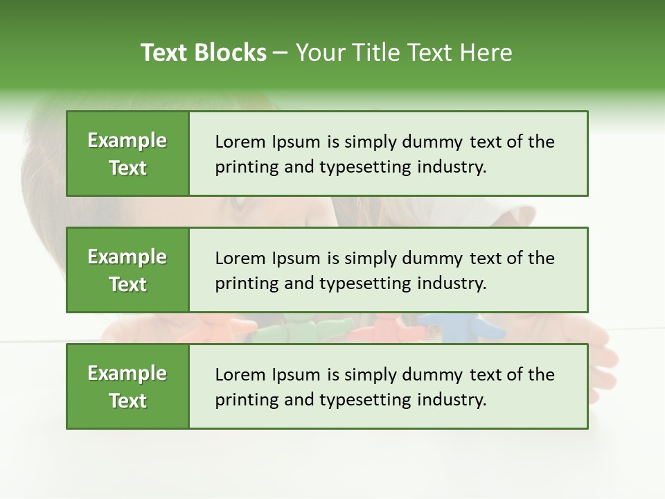 Isolated Joy Project PowerPoint Template
