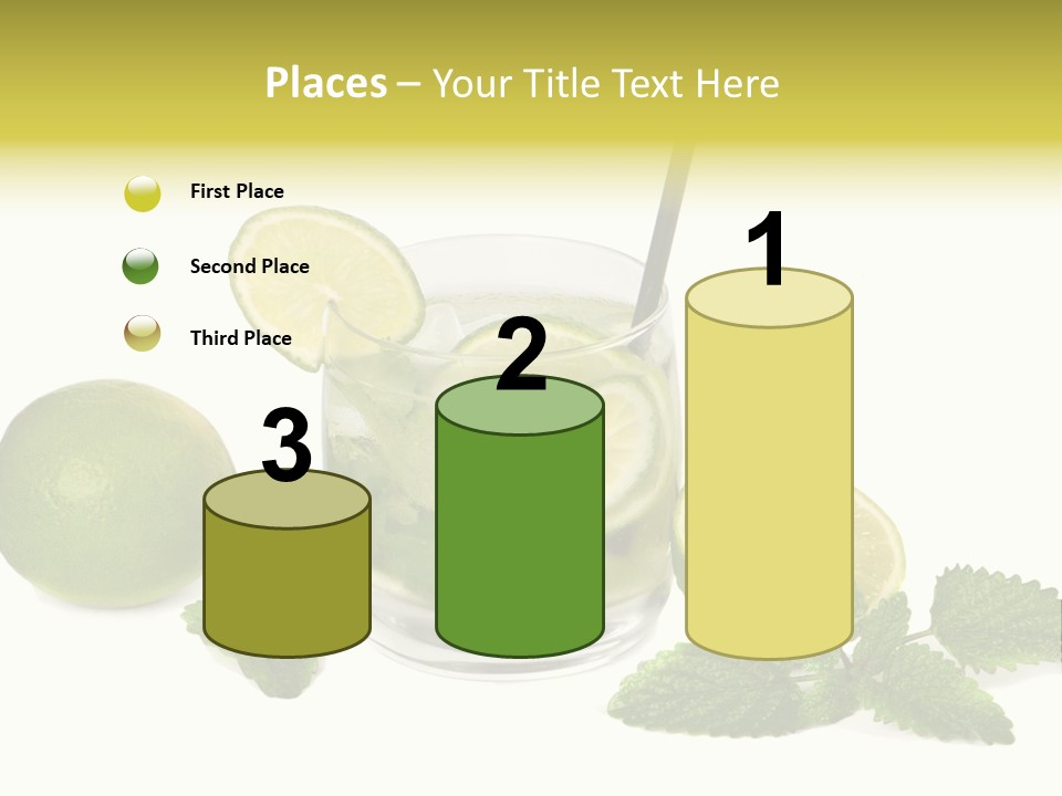 Syrup Sugar Mint PowerPoint Template