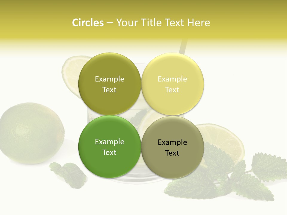 Syrup Sugar Mint PowerPoint Template