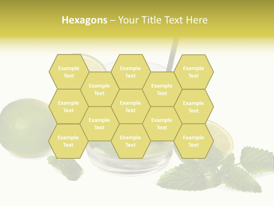 Syrup Sugar Mint PowerPoint Template