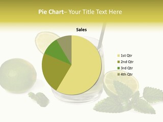 Syrup Sugar Mint PowerPoint Template