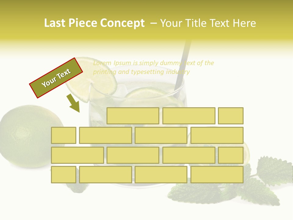 Syrup Sugar Mint PowerPoint Template