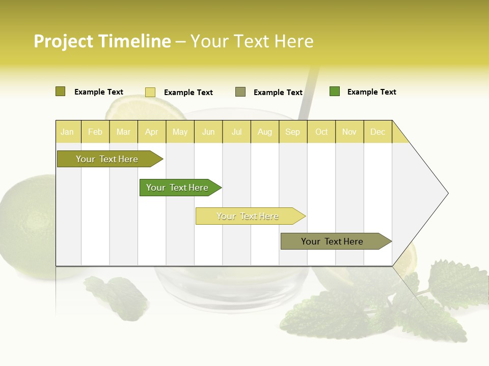 Syrup Sugar Mint PowerPoint Template