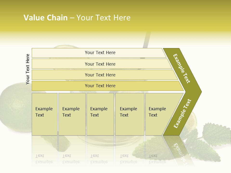 Syrup Sugar Mint PowerPoint Template