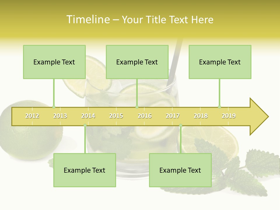 Syrup Sugar Mint PowerPoint Template
