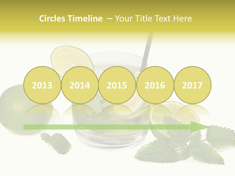 Syrup Sugar Mint PowerPoint Template