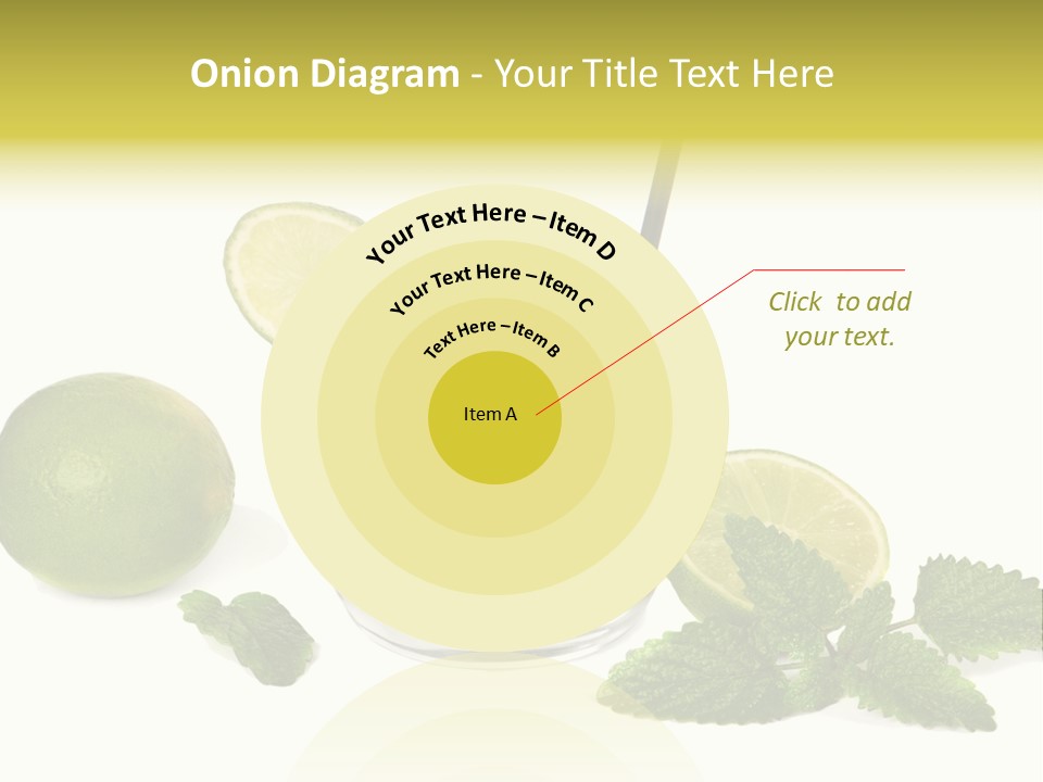 Syrup Sugar Mint PowerPoint Template