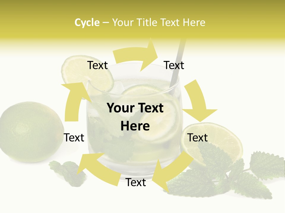 Syrup Sugar Mint PowerPoint Template
