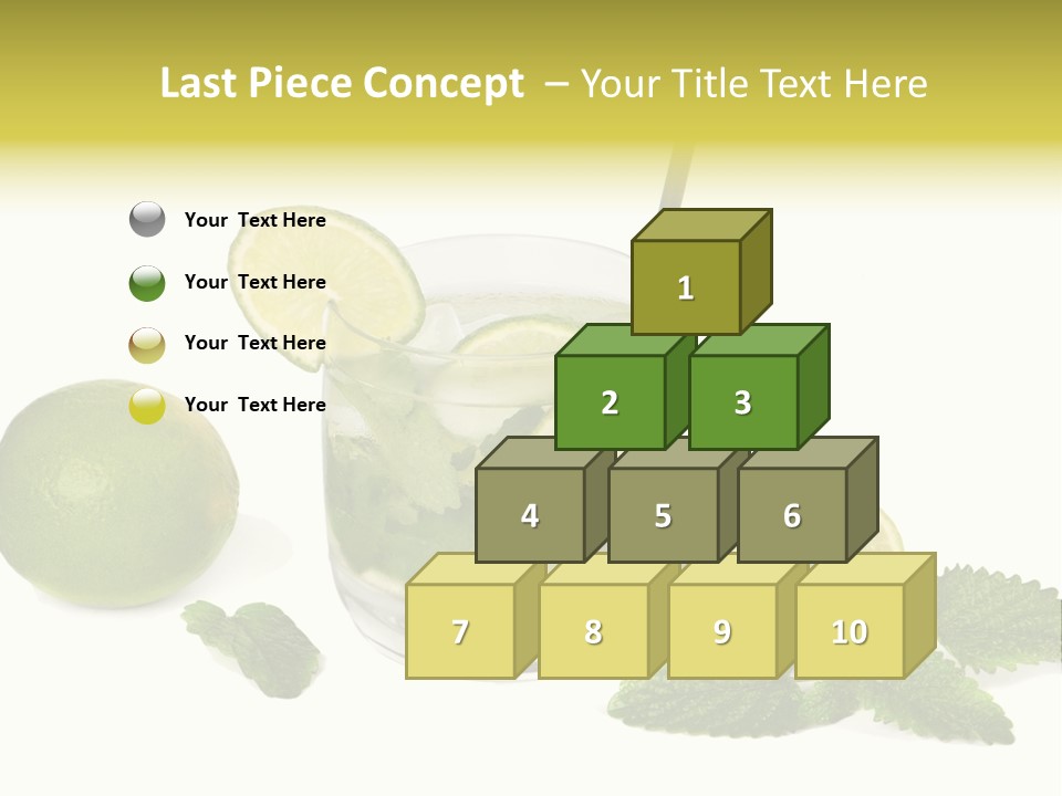 Syrup Sugar Mint PowerPoint Template