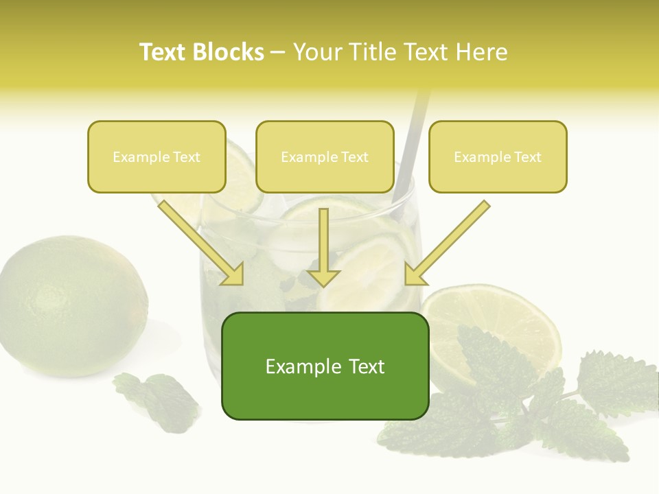 Syrup Sugar Mint PowerPoint Template