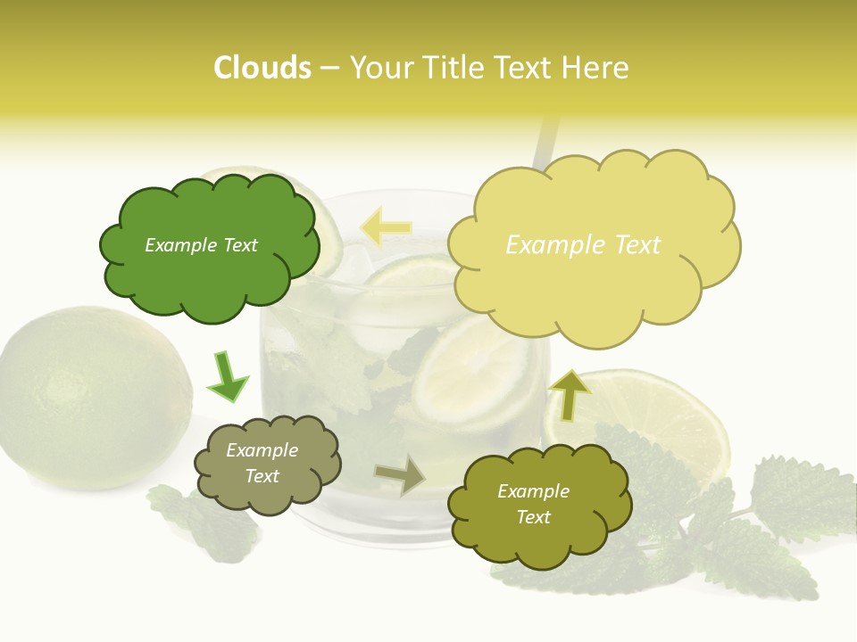 Syrup Sugar Mint PowerPoint Template