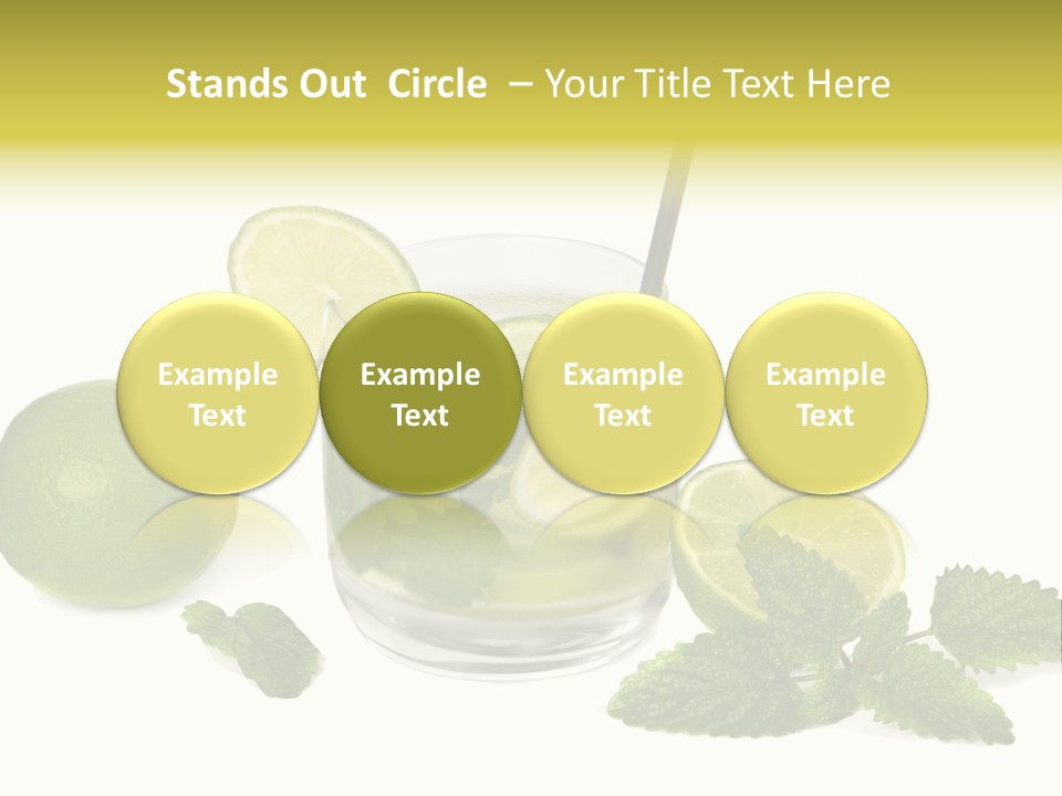 Syrup Sugar Mint PowerPoint Template