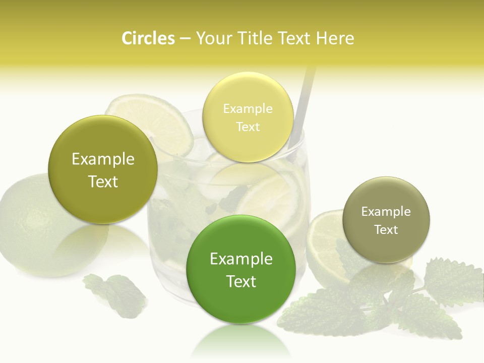 Syrup Sugar Mint PowerPoint Template