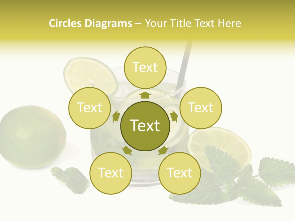 Syrup Sugar Mint PowerPoint Template