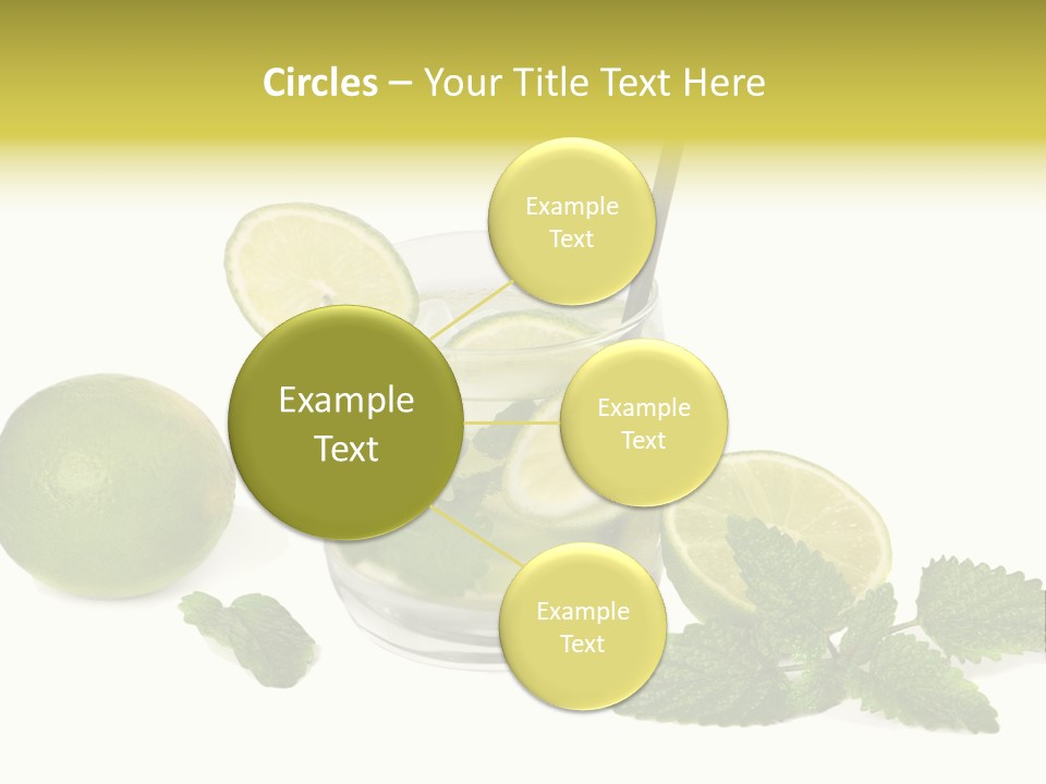 Syrup Sugar Mint PowerPoint Template