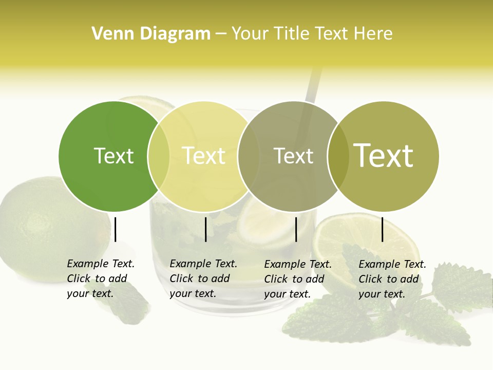 Syrup Sugar Mint PowerPoint Template