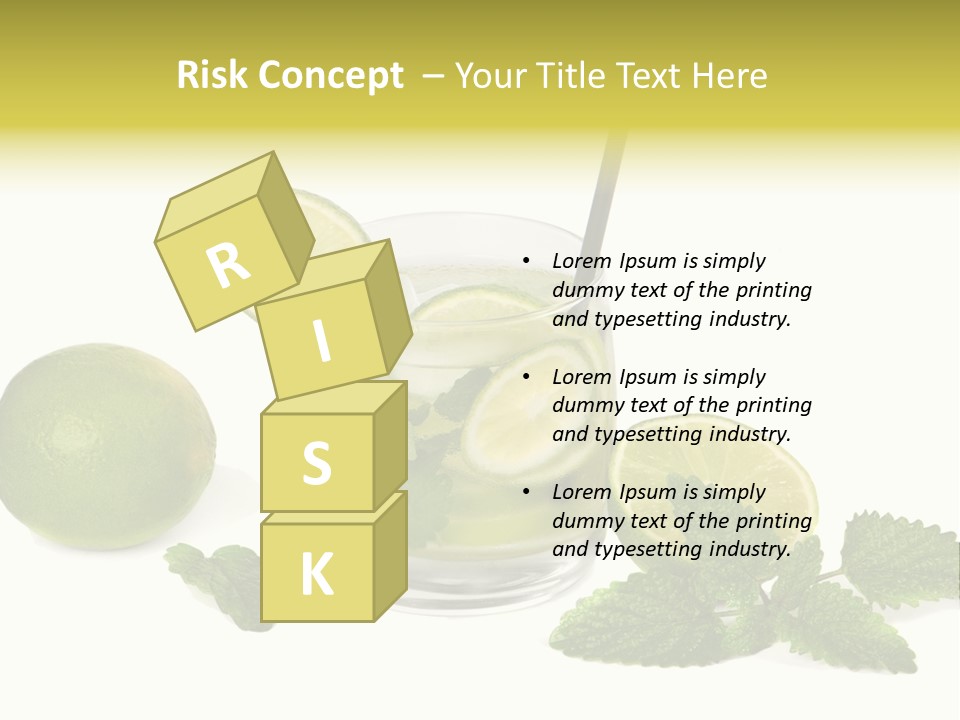 Syrup Sugar Mint PowerPoint Template