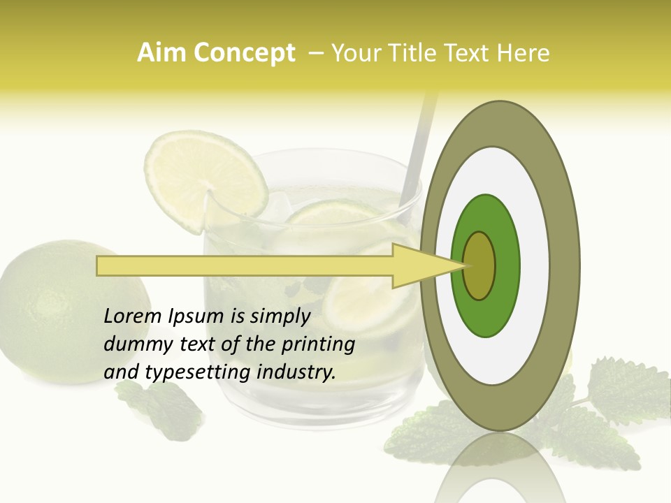 Syrup Sugar Mint PowerPoint Template
