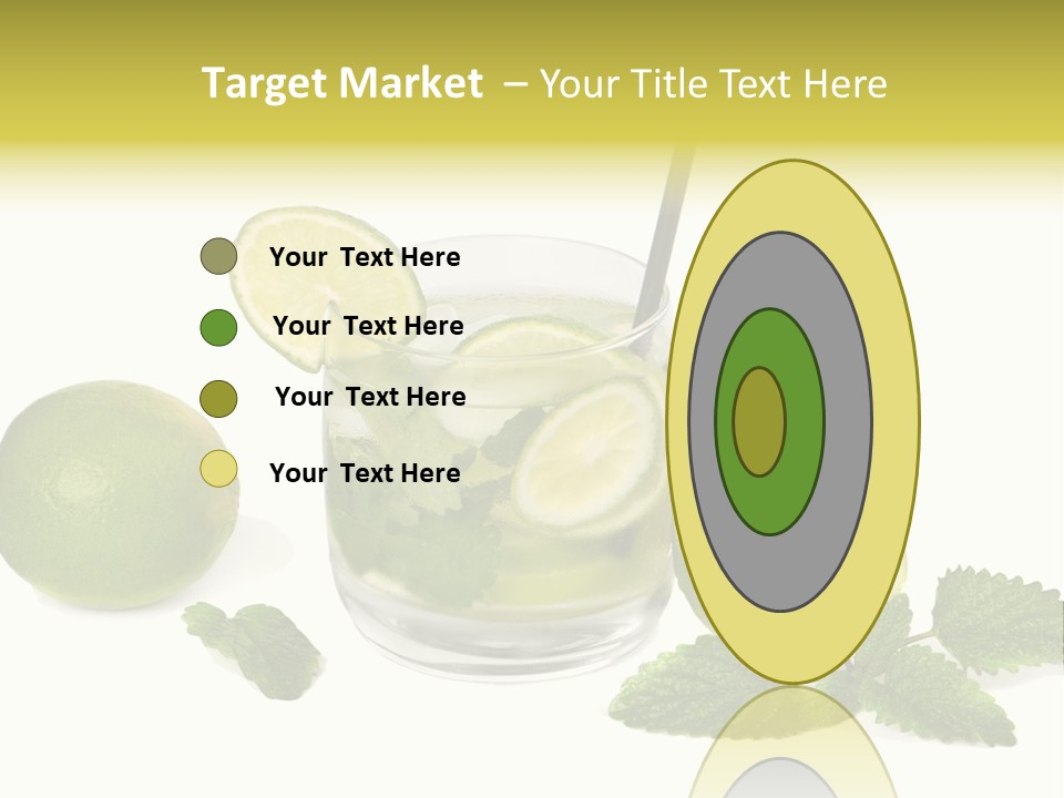 Syrup Sugar Mint PowerPoint Template