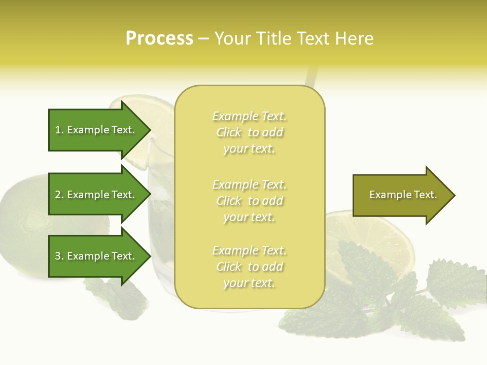 Syrup Sugar Mint PowerPoint Template