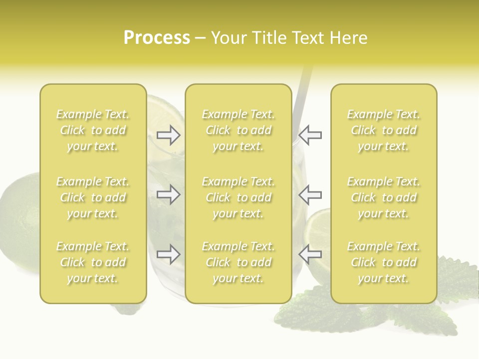 Syrup Sugar Mint PowerPoint Template