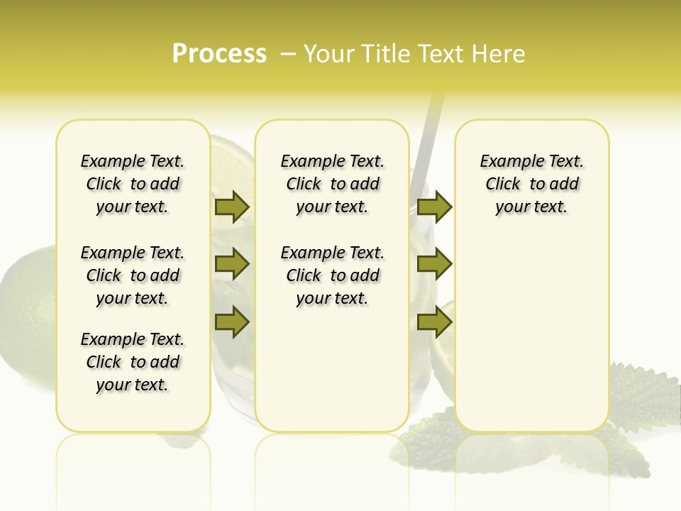 Syrup Sugar Mint PowerPoint Template